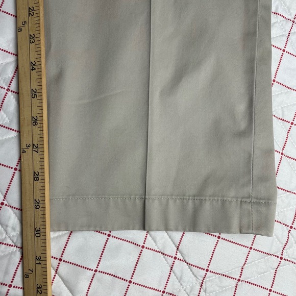 Brooks Brothers Advantage Chino Hudson Light Weight Mens Khaki Pants W36 L30 - Picture 8 of 11